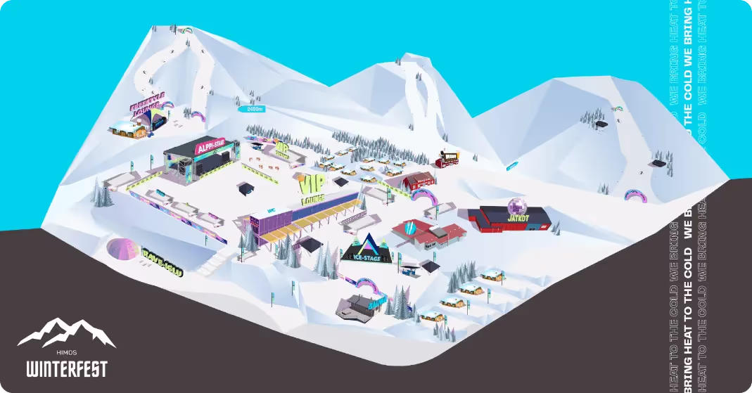 A snow covered mountain with a ski resort