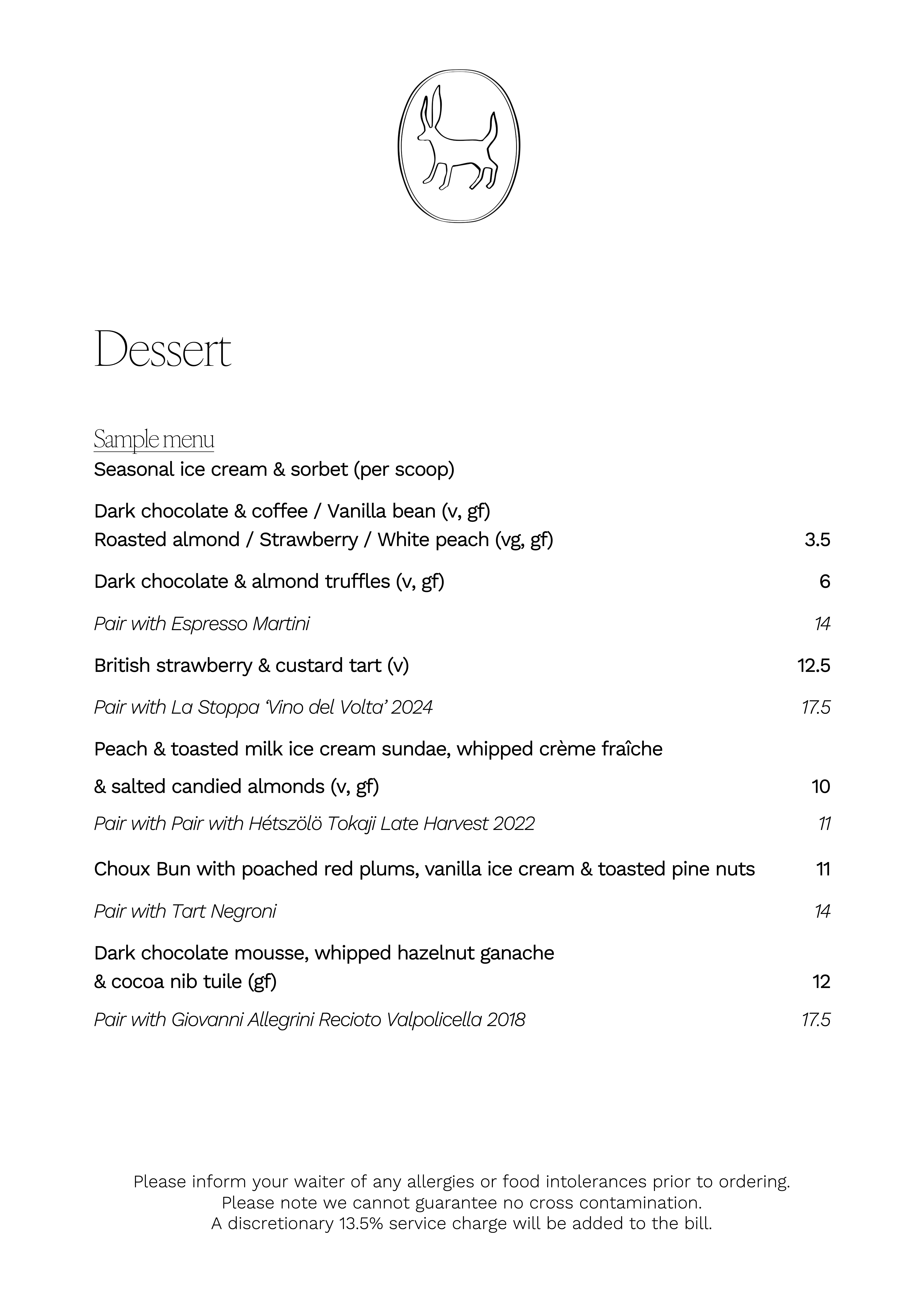 Meringue dessert from the Wild by Tart dessert menu
