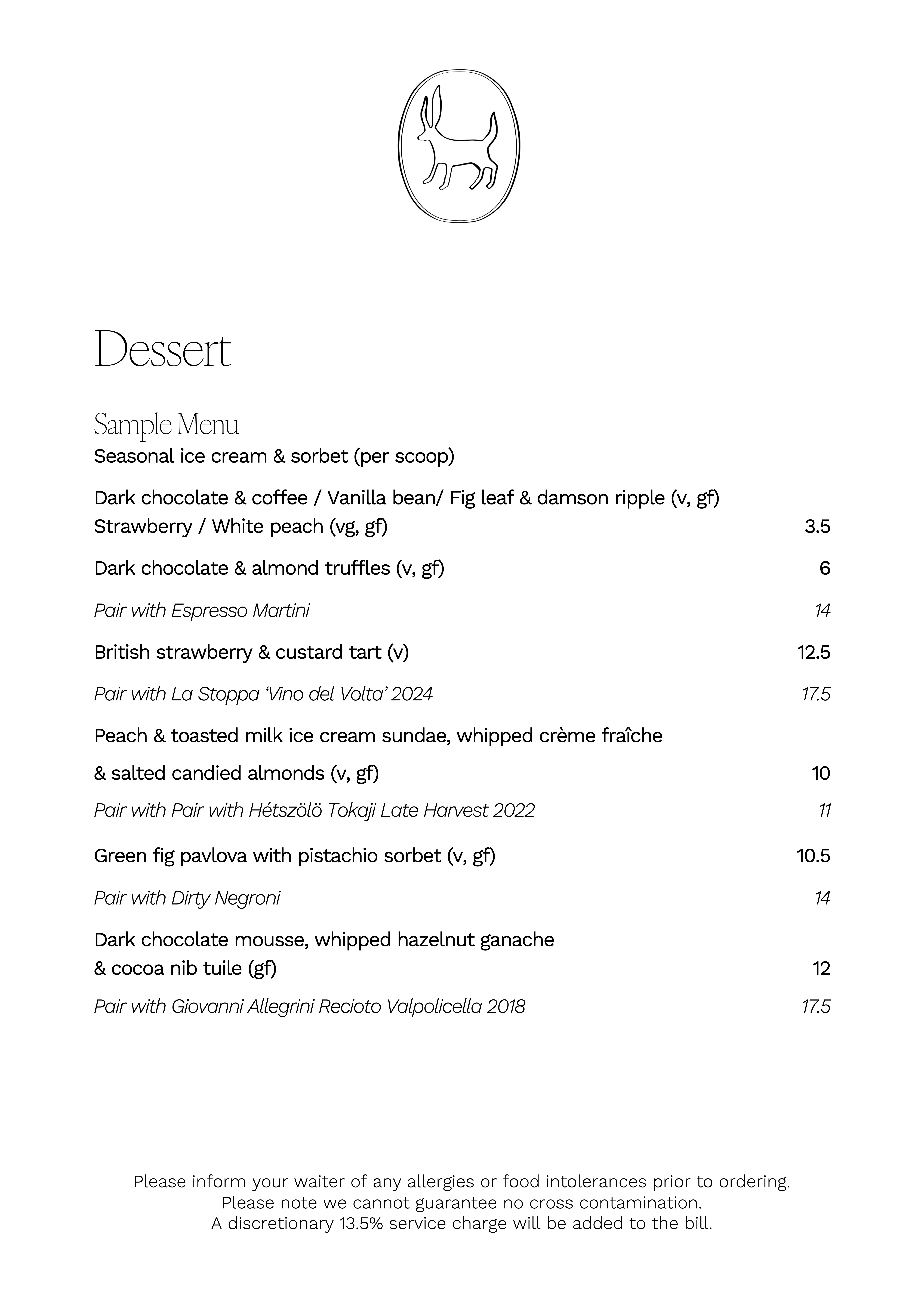 Meringue dessert from the Wild by Tart dessert menu