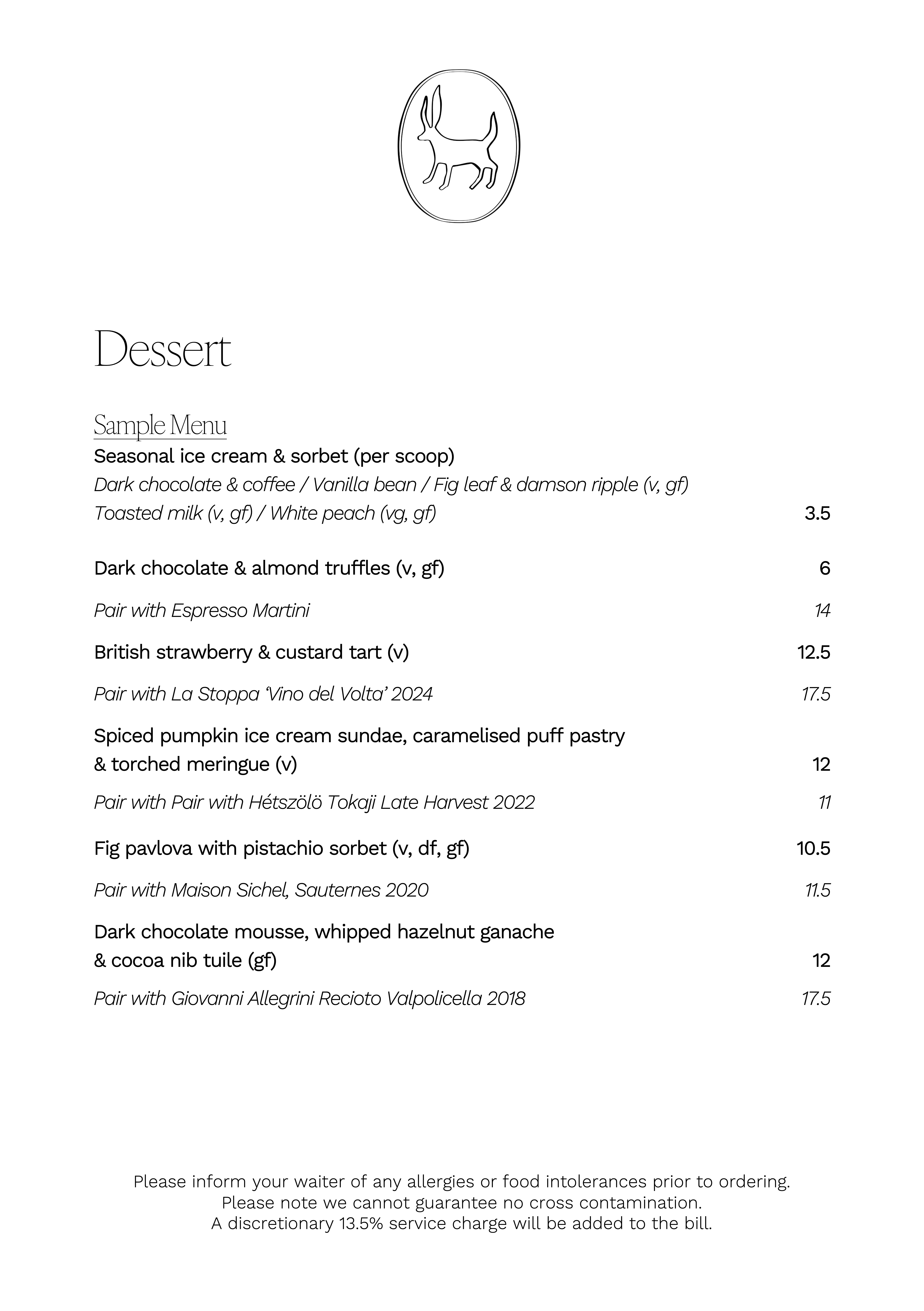 Meringue dessert from the Wild by Tart dessert menu