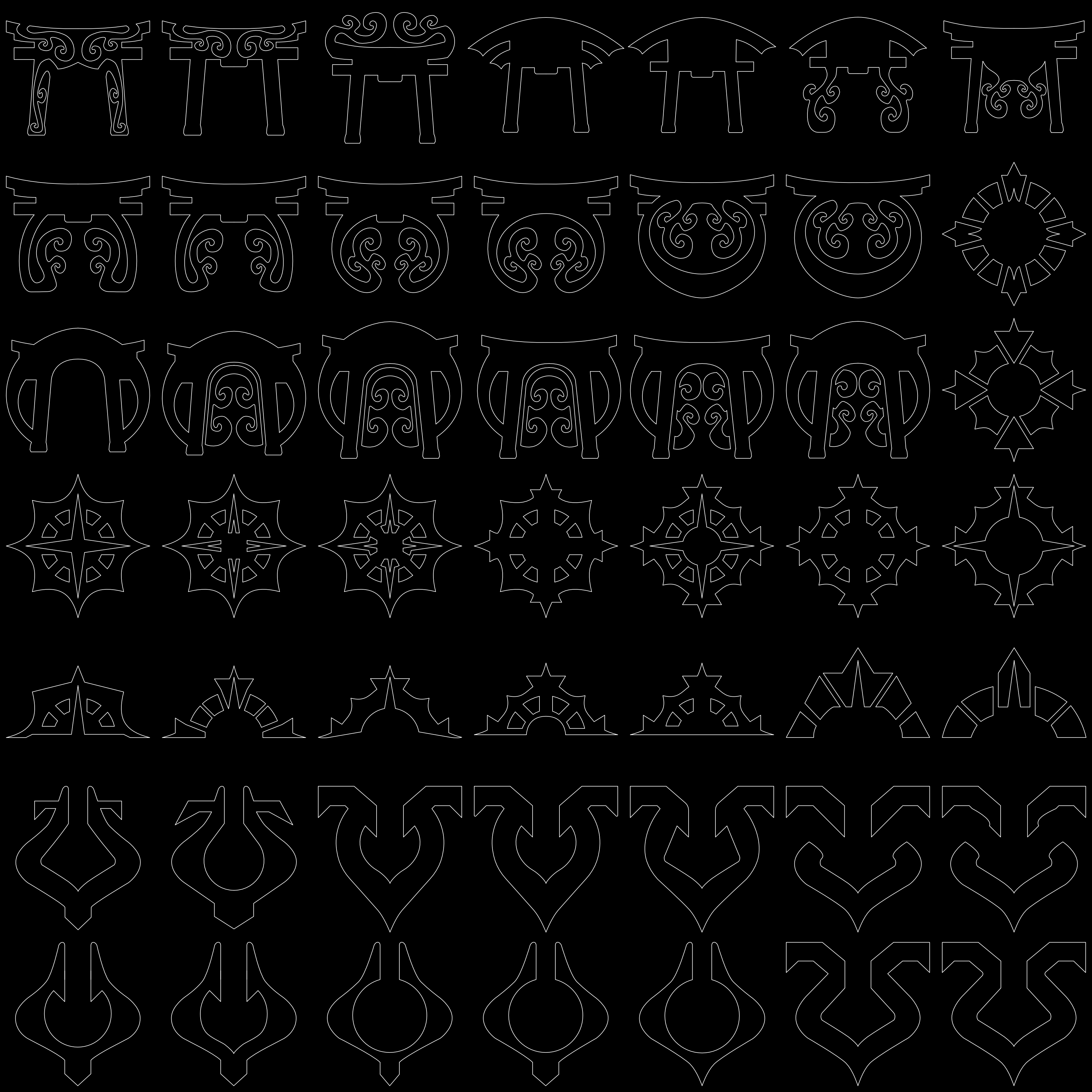 Set symbol fusions design exploration