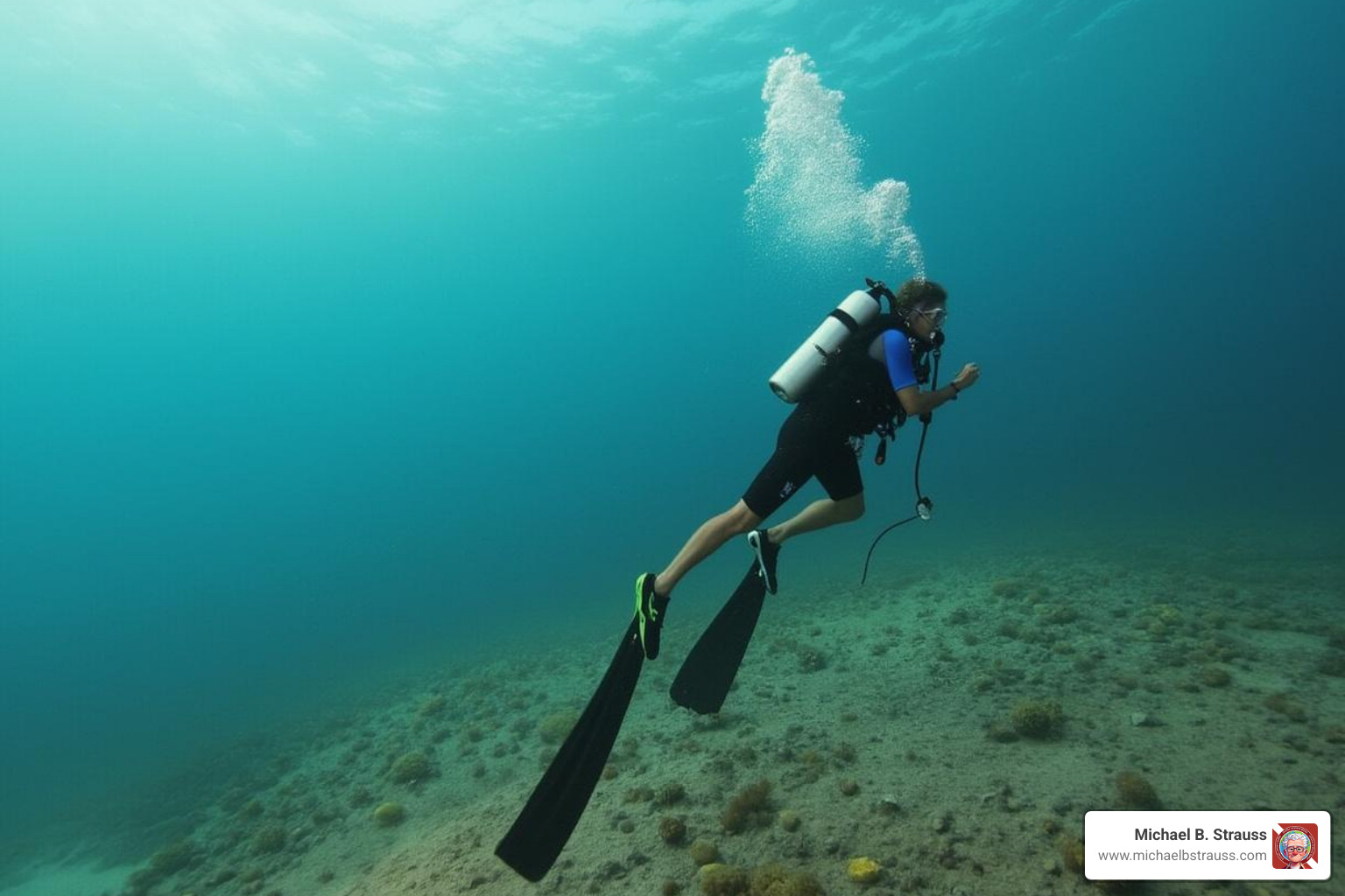 Diagram illustrating lung barotrauma, where expanding air in the lungs during ascent can cause injury if not properly exhaled - what medical conditions can stop you from scuba diving
