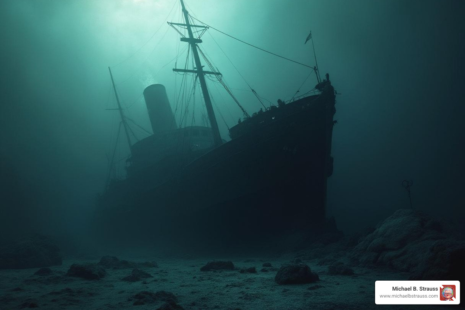 moody deep shipwreck - diving coffee table book