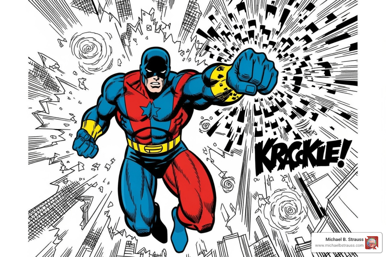 Jack Kirby "Kirby Krackle" art - comic book artists