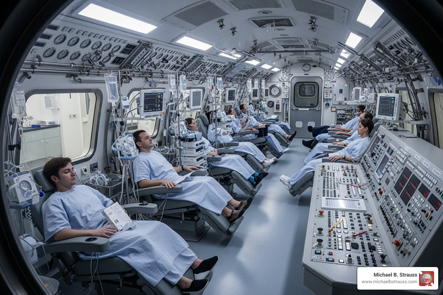 multi-place hyperbaric chamber - how to prevent bends multi-place hyperbaric chamber - how to prevent bends