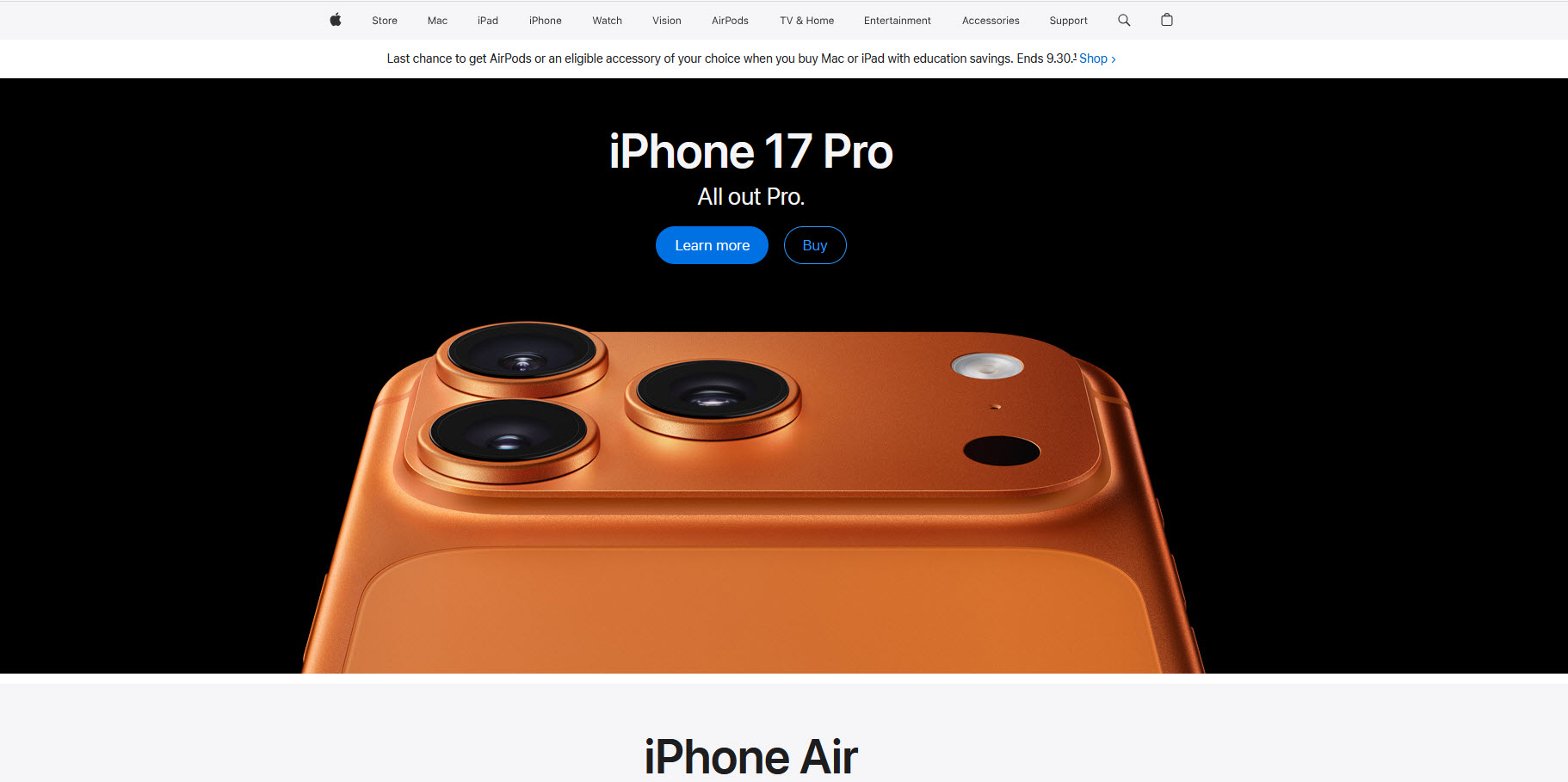 apple best website design