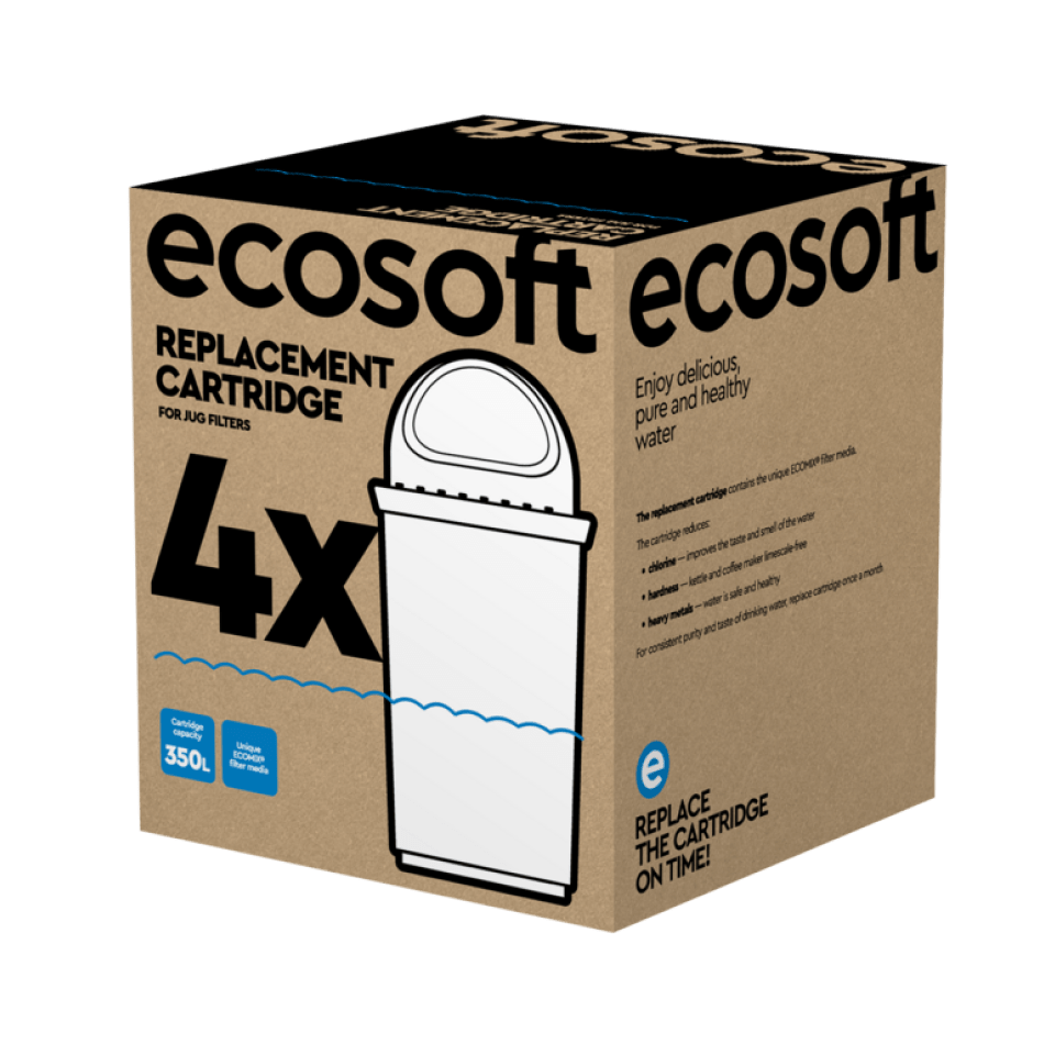 Set of Ecosoft cartridges for Water Filter Jug 4 pcs