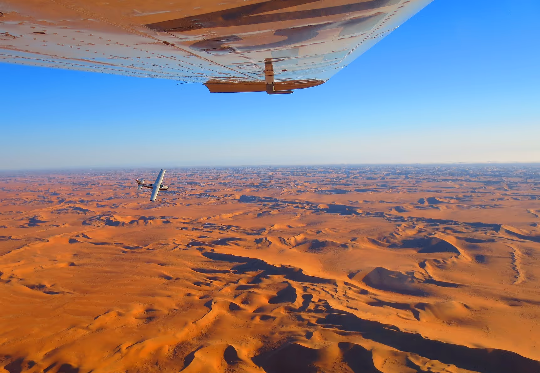 A scenic flight will give you a birds eye view of the shipwrecks, desert and desolate coast line. 