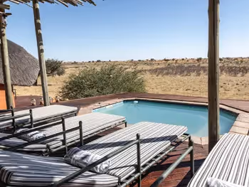 Small plunge pool to cool off in
