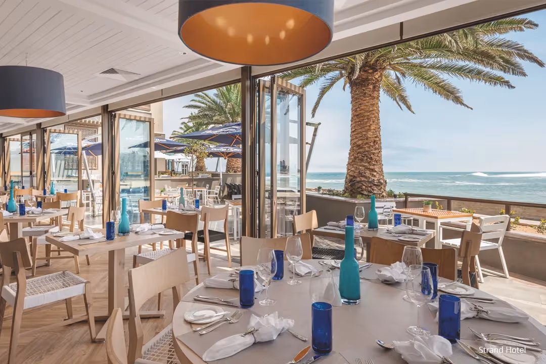 Grab a bite to eat in Swakopmund.