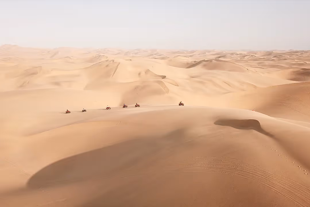 Quad biking, sand boarding or horse riding in the sand dunes – the choice is yours.