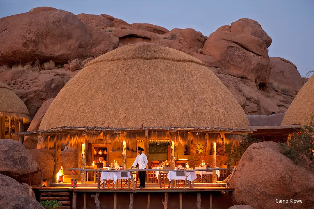 Enjoy the quiet of your surroundings and the twinkling night skies before you retreat for a good night’s rest.