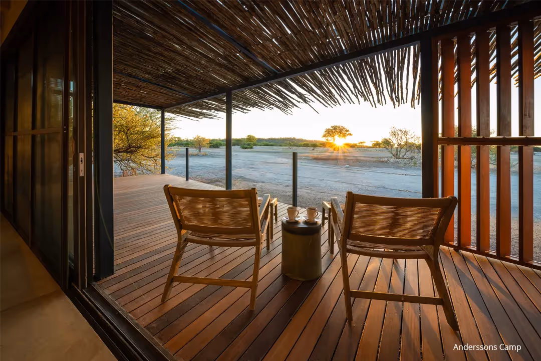 Enter the Etosha National Park as the gate opens at sunrise.