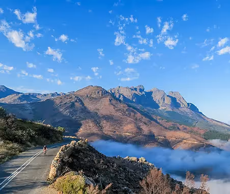 Open roads and clear blue skies in South Africa