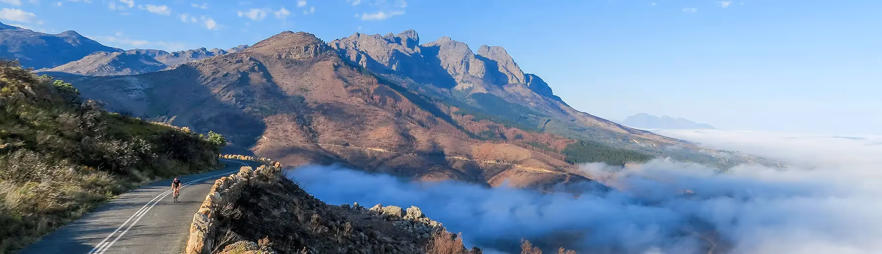 Open roads and clear blue skies in South Africa