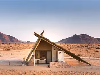 Your self-catering room for 2 nights at Desert Quiver Camp