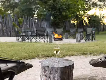Boma firepit with Boteti River Camp