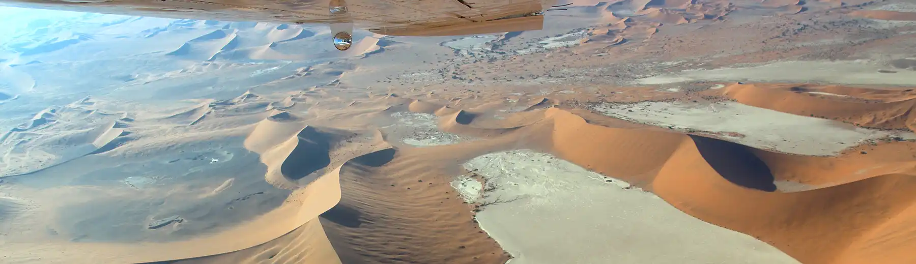 Aerial view of Sossusvlei dunes, Namibia