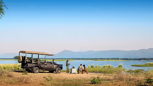 Views of the African bush surrounding you on your Zambia Safari