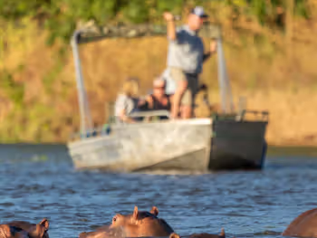 Boat safaris in Zambia
