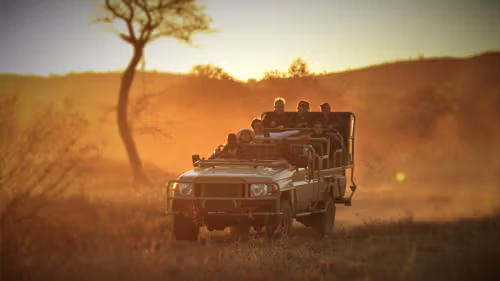 Game drive in Central Namibia