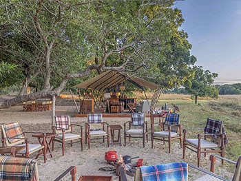 Accommodation in tented camps
