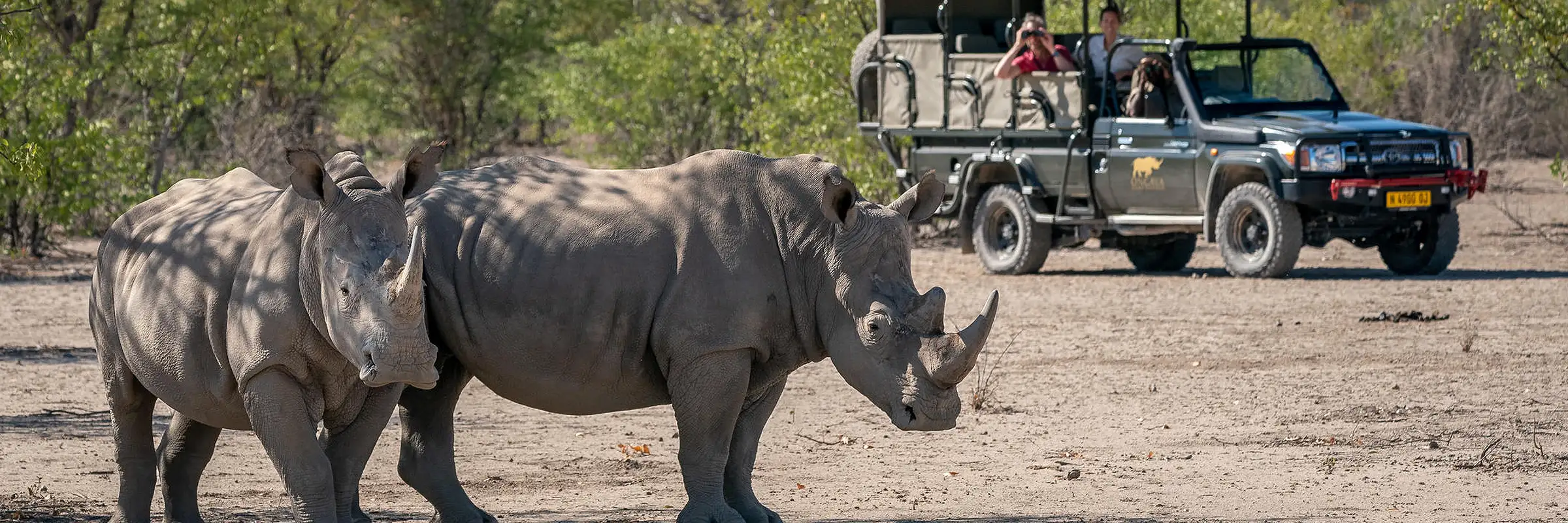 Savoring sundowner drinks with Ongava Lodge overlooking the Etosha landscape.