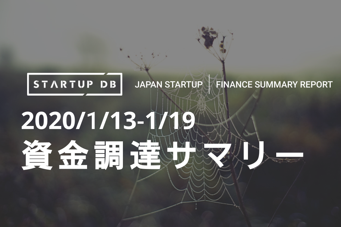 【1月第2週資金調達サマリー】人工合成クモ糸開発のSpiber、10億円を資金調達