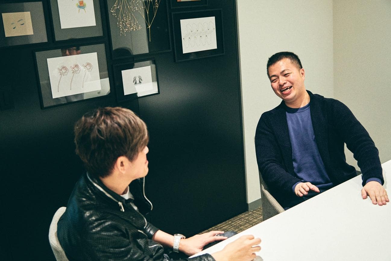 経営者に寄り添う志水と求職者に寄り添う高野氏