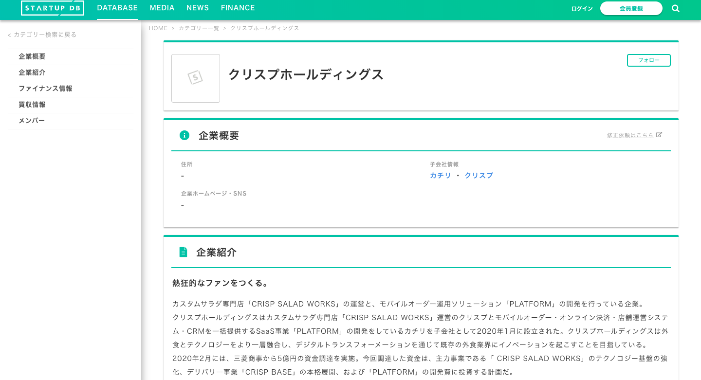 クリスプホールディングス