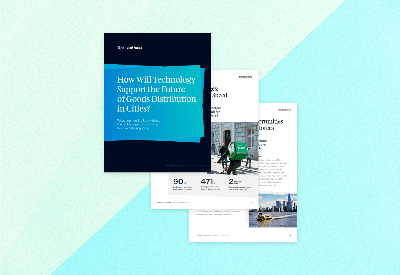 How will technology support the future of good distribution in cities information packet