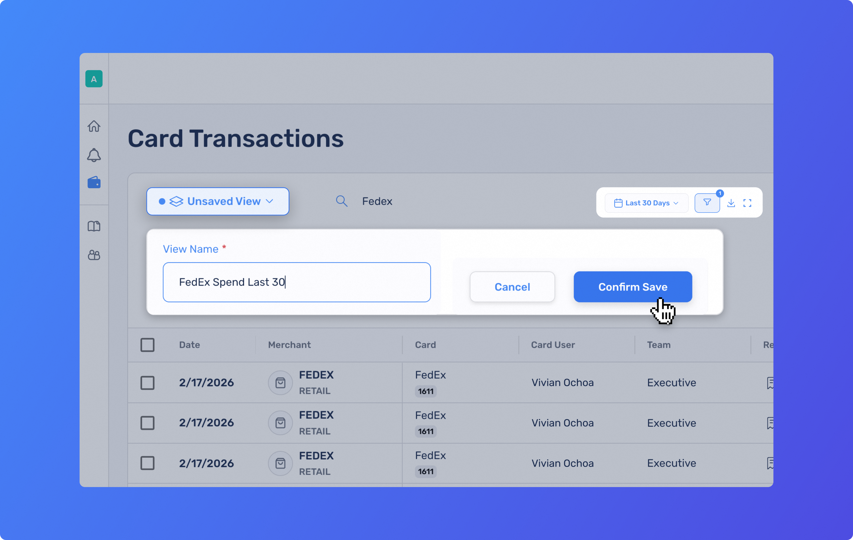 On Extend, Saved Views lets you save the filters and columns you use most.
