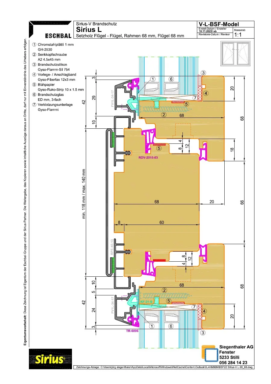 Vorschau BSF22 Setzholz Flügel-Flügel, erste PDF-Seite