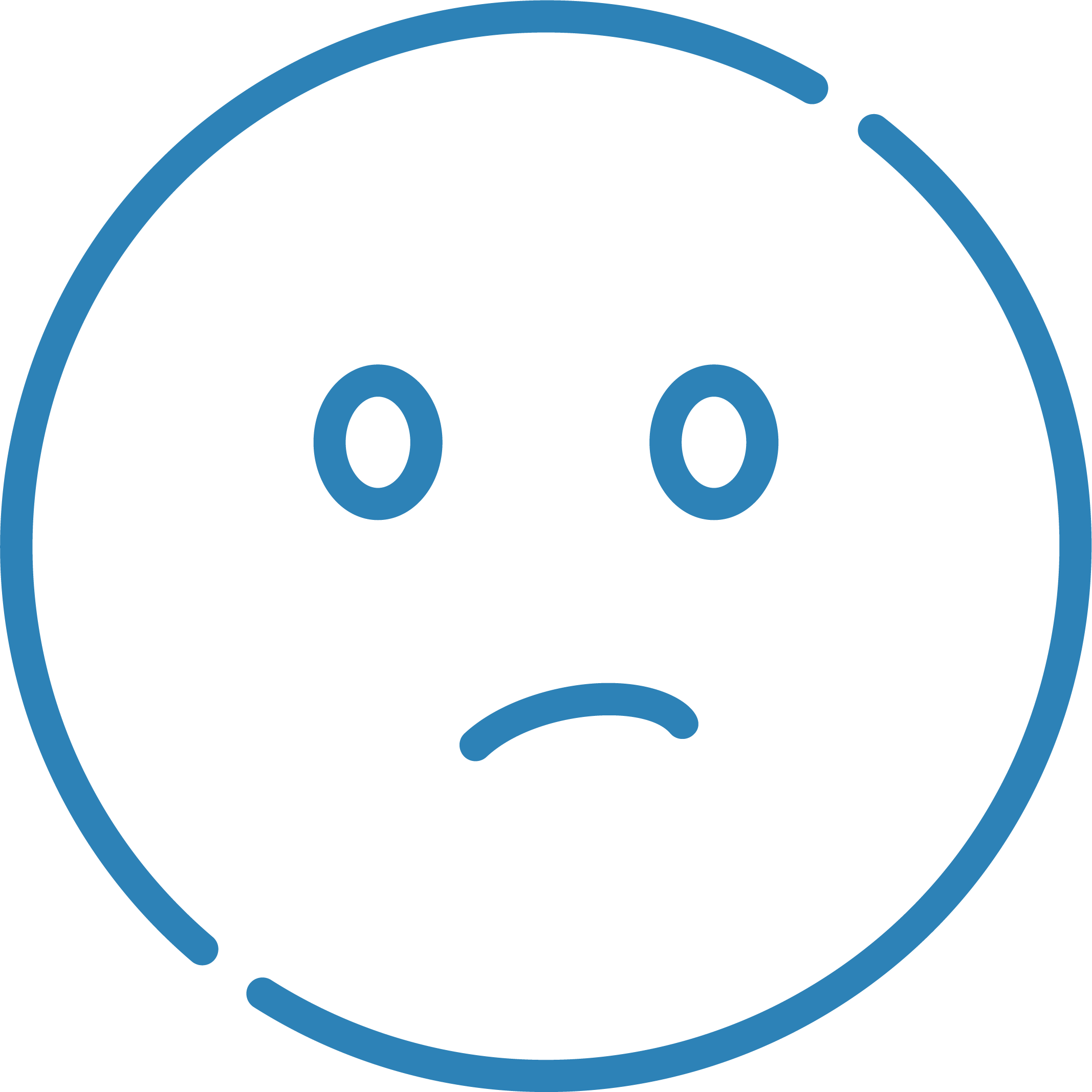 Sad icon - Built Valuations can help navigate the next steps when you feel trapped in the business.