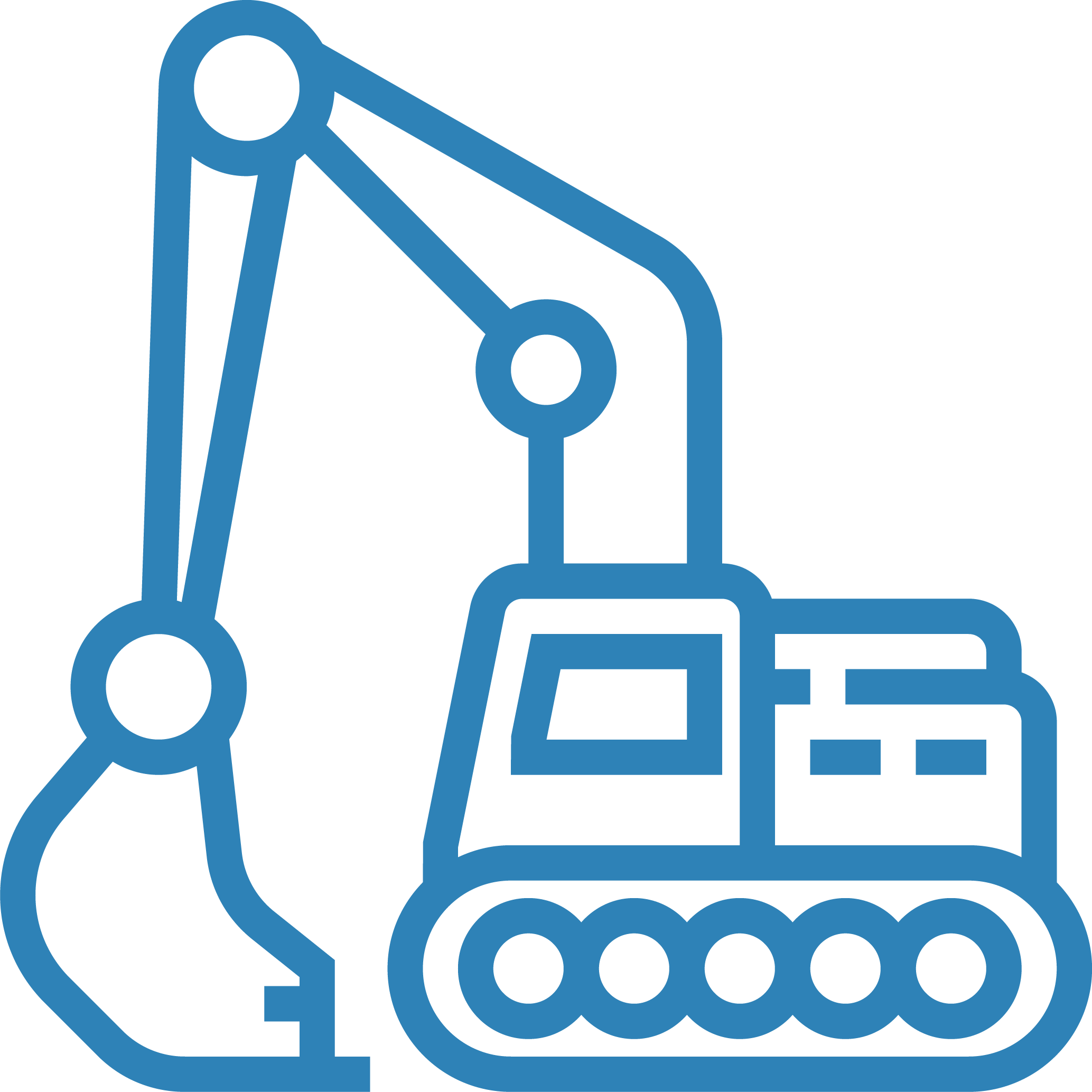 Construction Materials icon - Built Valuations cover construction materials producers.