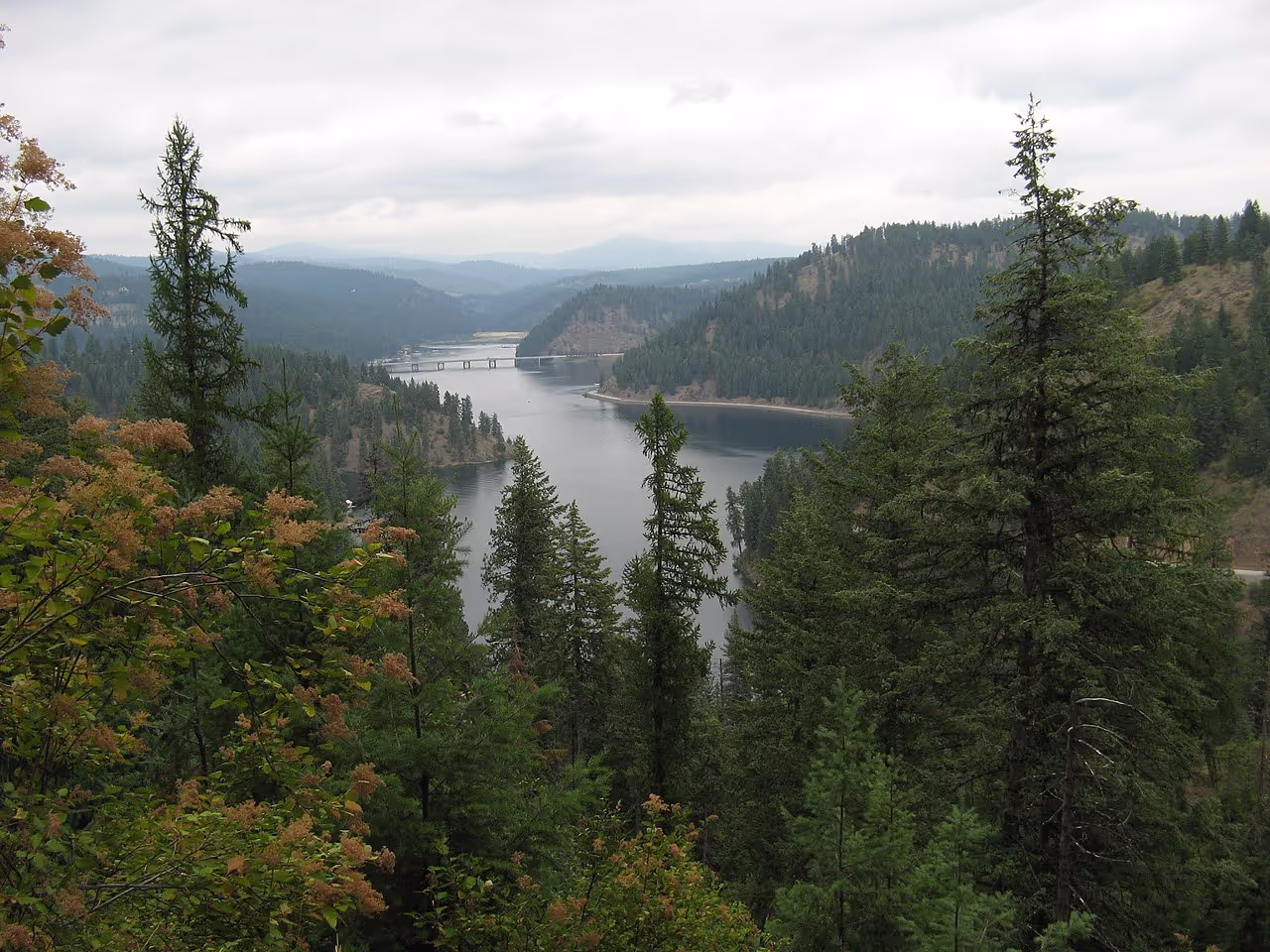 Lake Coeur d'Alene in Idaho