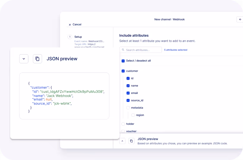 New feature: Webhook builder and custom JSON