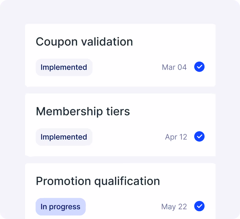Visual of promotion mechanics