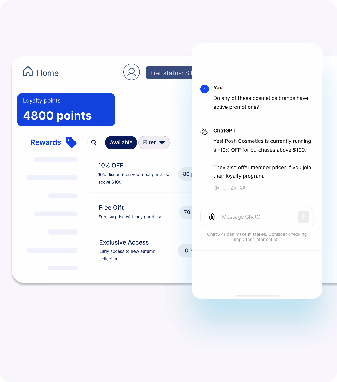 Visual showing promotions activates across channels