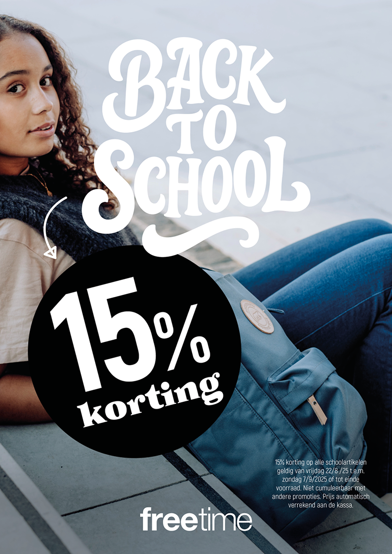 back to school collectie -15%