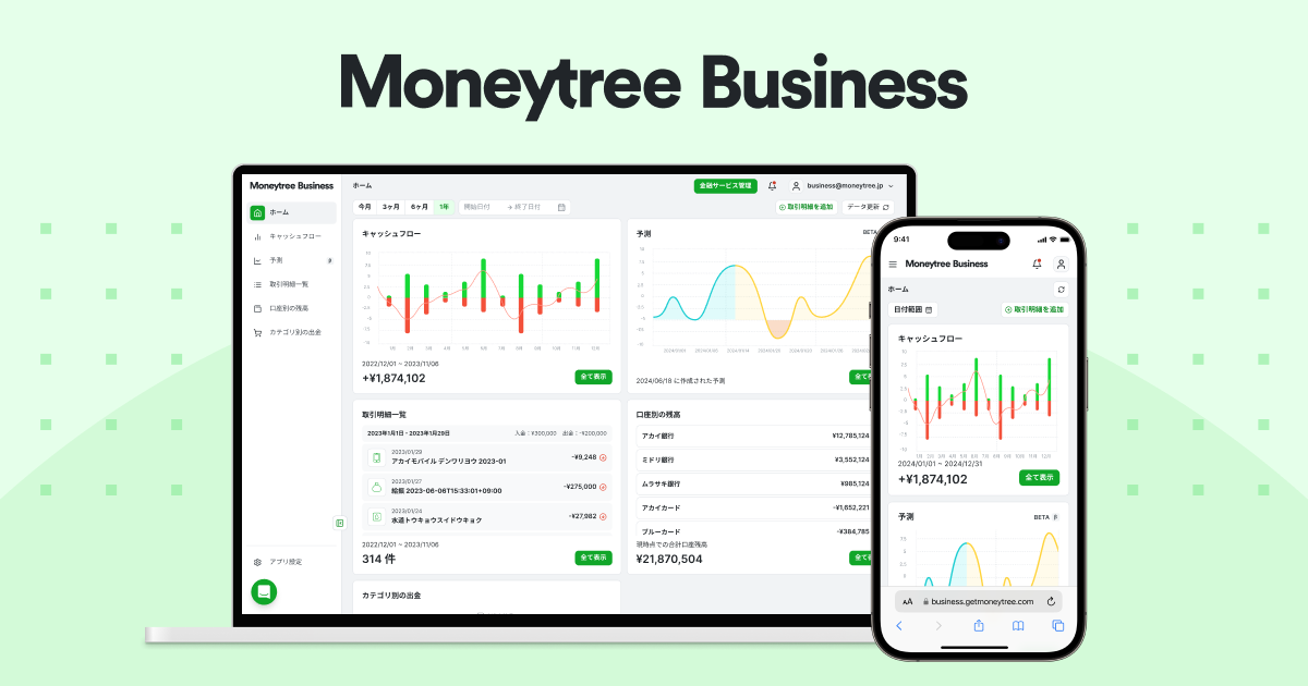 Moneytree Business Product Demo