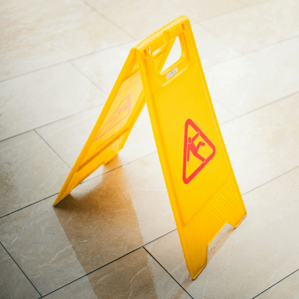 Yellow Wet Floor Sign
