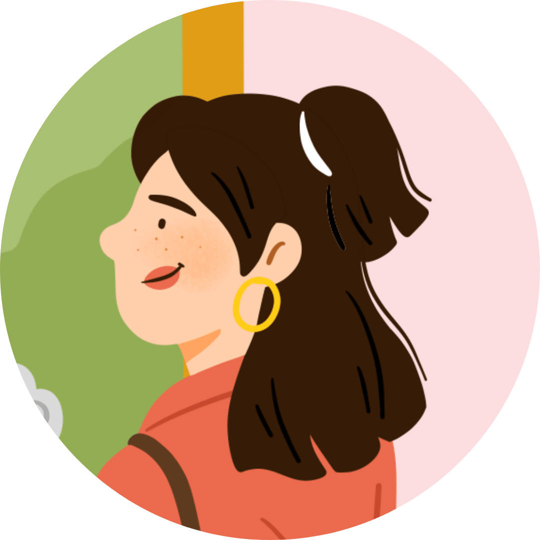 Illustration visage d'une Gentille Accompagnatrice