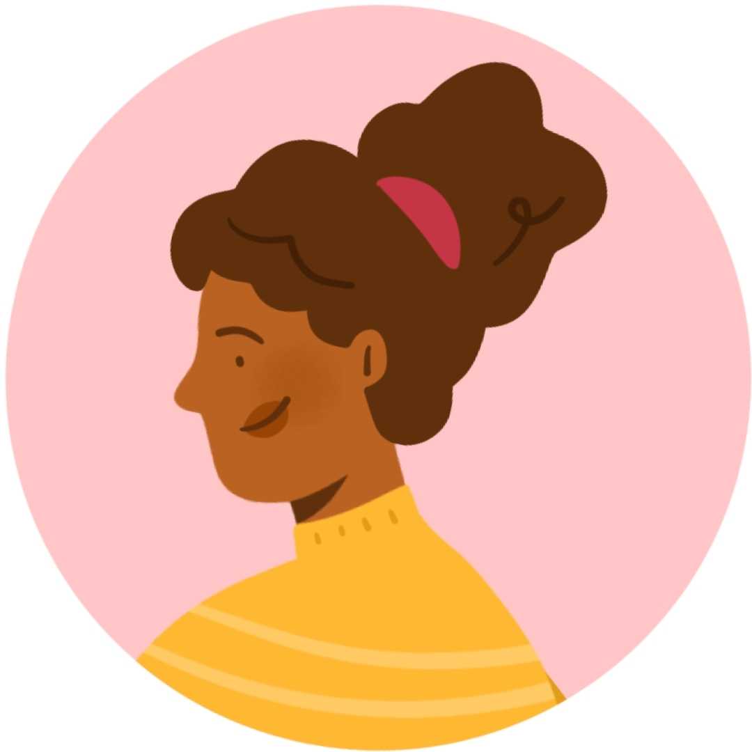 Illustration visage étudiante