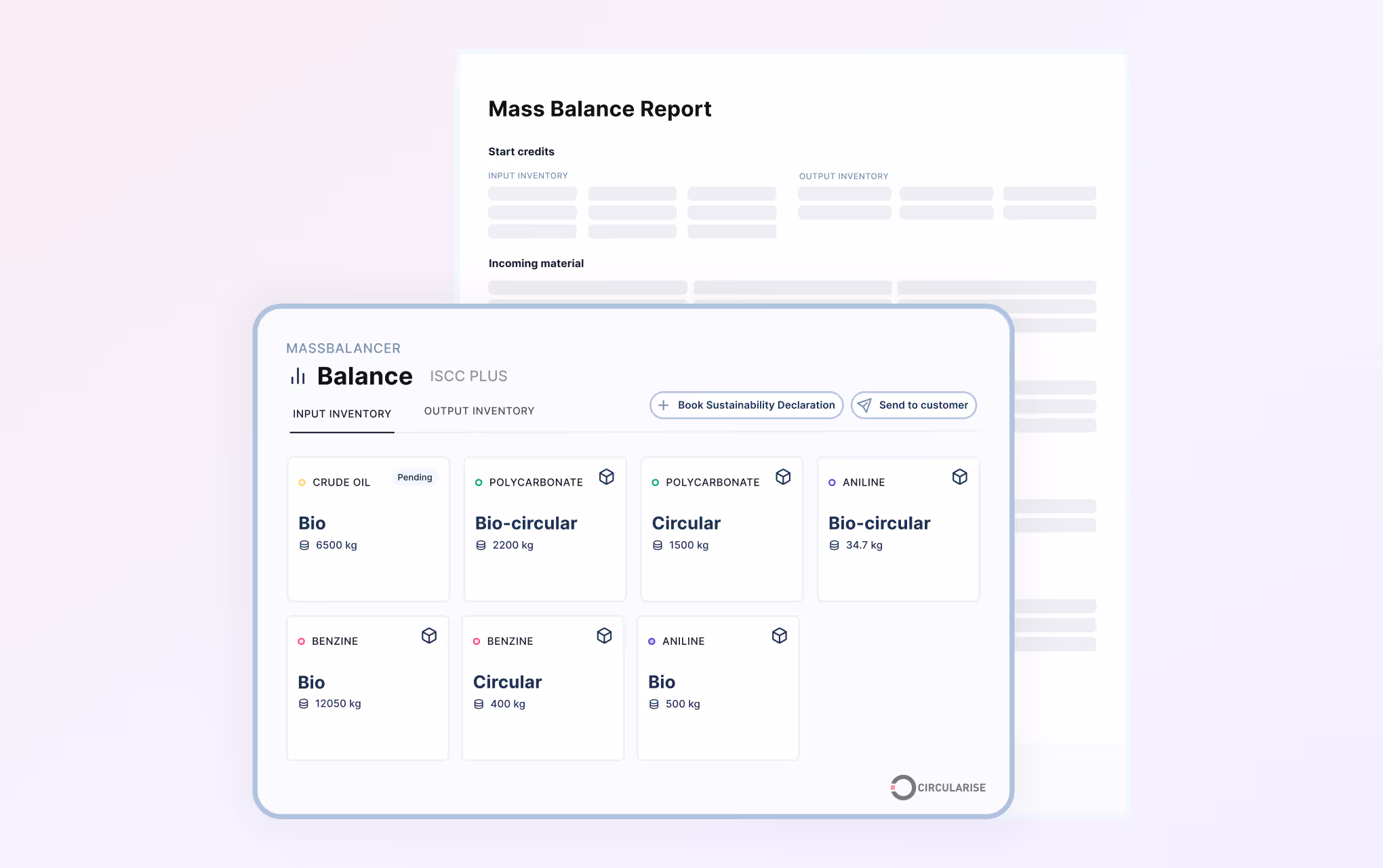 MassBalancer: How to do mass balance bookkeeping at scale