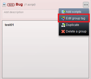 edit group tag button