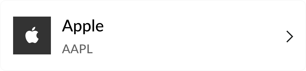 An example of a growth stock: Apple