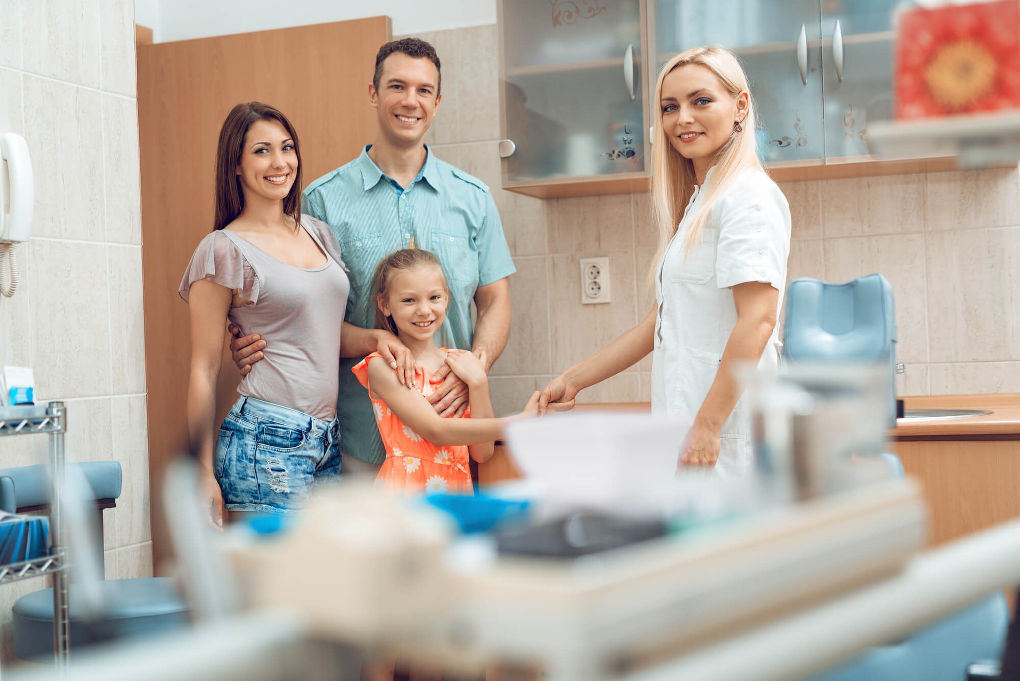 family with a Family dentist in Clyde NC