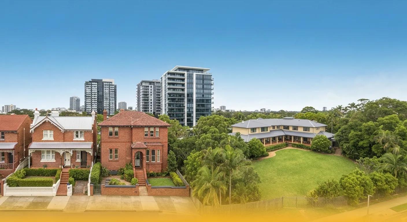 Different home types in Brisbane showcasing cost implications