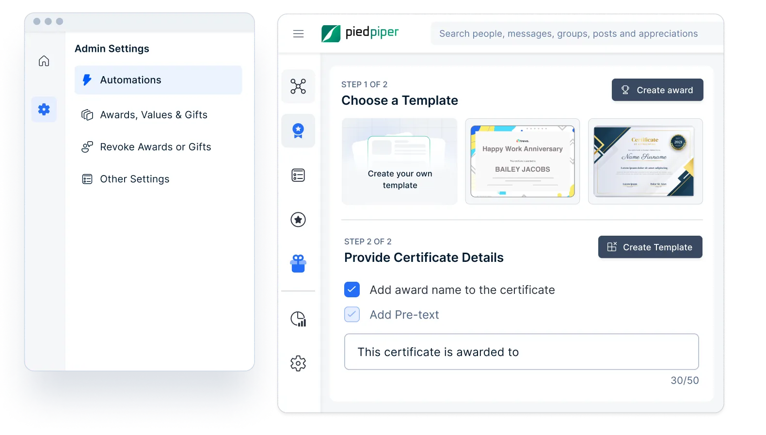 Custom Workflows